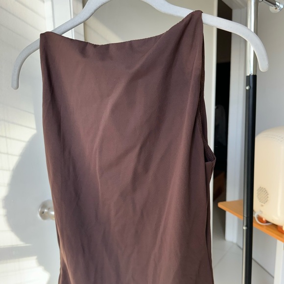 Whitefox She's A Go Getter Mini Dress Chocolate Medium - Picture 7 of 8